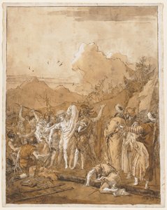 The Disrobing of Christ de Giovanni Domenico Tiepolo