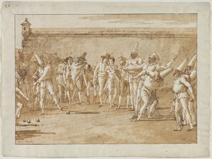 El juego de bolos, 1790s