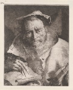 El matemático, de la Raccolta di Teste (Colección de cabezas) de Giovanni Domenico Tiepolo