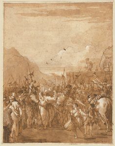La despedida de los santos Pedro y Pablo de Giovanni Domenico Tiepolo