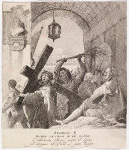 Via crucis - Estación II. Jesús toma su cruz