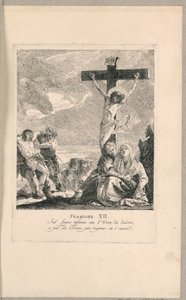 Vía crucis - Estación XII, La Crucifixión de Giovanni Domenico Tiepolo