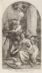 Martirio de Santa Águeda de Giovanni Domenico Tiepolo after Giovanni Battista Tiepolo