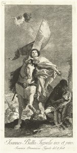 Santiago de Compostela de Giovanni Domenico Tiepolo after Giovanni Battista Tiepolo
