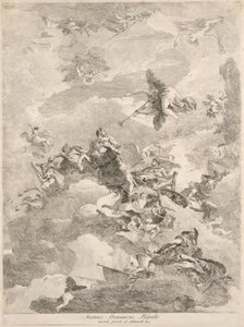 El Triunfo de Hércules de Giovanni Domenico Tiepolo after Giovanni Battista Tiepolo