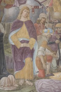 Crucifixión, 1495 (detalle)
