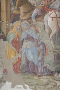 Crucifixión, 1495 (detalle)
