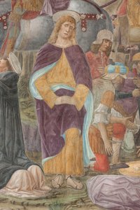 Milán, Refectorio del Cenáculo Vinciano, Donato Montorfano, Crucifixión de Cristo
