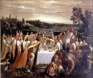 Fiesta en el Borde de un Lago, 1610-12 de Giovanni Donducci