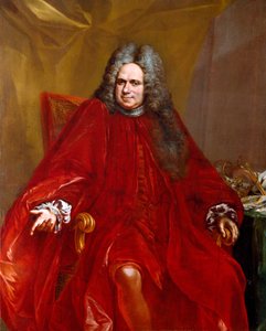 Retrato de Benedetto Viale (1660-1749 aprox.) dux de la República de Genes de 1717 a 1719 Pintura de Giovanni Enrico Vaymer (1665-1738) 1717-1719 Dim. 154x125 cm Sestri Levante, Galleria Rizzi de Giovanni Enrico Vaymer