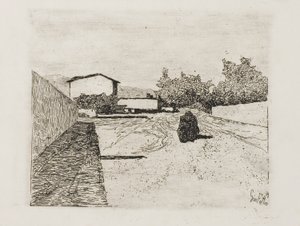Una calle de Giovanni Fattori