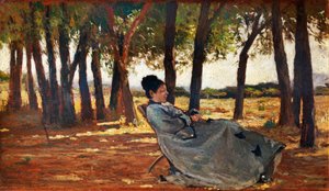 Madame Martelli Castiglioncello, circa 1867 de Giovanni Fattori