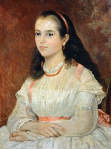 Retrato de la señorita Siccoli de Giovanni Fattori