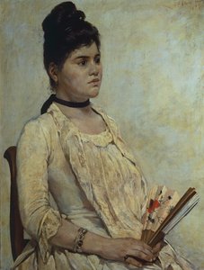 Retrato de la hijastra Giulia Marinelli de Giovanni Fattori