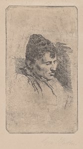 Retrato de la segunda esposa del artista de Giovanni Fattori