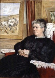 Retrato de la esposa del artista de Giovanni Fattori