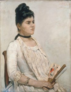 Retrato de la hijastra de Giovanni Fattori