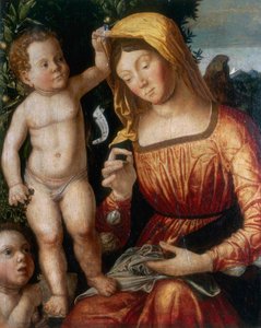 La costurera Madonna de Giovanni Francesco Caroto