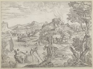 Paisaje con laúd