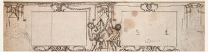 Proyecto para paneles tallados de Giovanni Francesco Romanelli