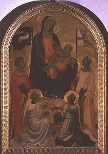 Madonna y Niño con San Esteban y Santa Úrsula