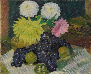 Dalias y uvas, 1908 de Giovanni Giacometti