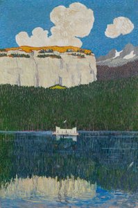 Panorama de Flims. Tríptico, panel derecho, 1904