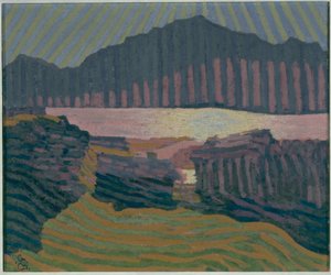 Vista de Capolago, c. 1907 de Giovanni Giacometti