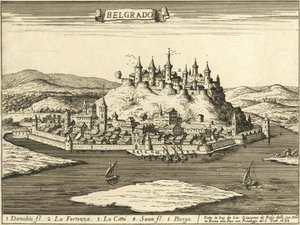 Castillo de Belgrado (Giovanni Giacomo De Rossi, 1683) de Giovanni Giacomo De Rossi