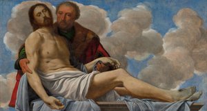 Cristo con José de Arimatea de Giovanni Girolamo Savoldo