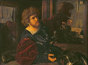 Retrato de Bernardo di Salla (óleo sobre tabla) de Giovanni Girolamo Savoldo