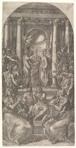 El matrimonio de la Virgen, ca. 1525