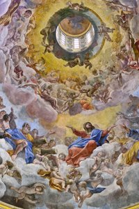 Gloria del Paraíso, detalle de Giovanni Lanfranco