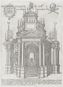 Catafalco para el Duque Alessandro Farnese, 1593