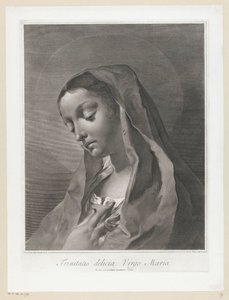 María La Virgen María de la Trinidad (título sobre objeto)