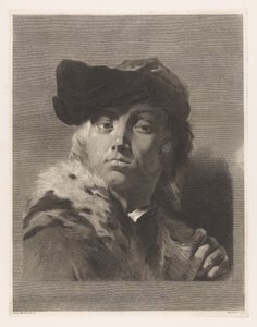 Retrato del artista Giovanni Battista Piazzetta de Giovanni Marco Pitteri