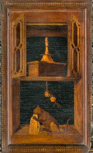 Coro Canónico de Madera, Incrustado por Giovanni Maria Platina 1484, Stallo Superior de Giovanni Maria Platina