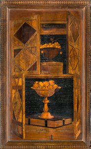 Coro Canónico de Lignaean, Incrustado por Giovanni Maria Platina 1484, Stallo Superior de Giovanni Maria Platina