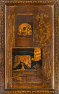 Coro Canónico de Lignaean, Incrustado por Giovanni Maria Platina 1484, Silla Superior de Giovanni Maria Platina