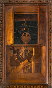 Coro Canónico de Lignaean, Incrustado por Giovanni Maria Platina 1484, Silla Superior