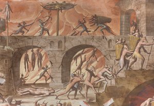 Infierno de Giovanni Mauro della (c.1575 1640) Rovere