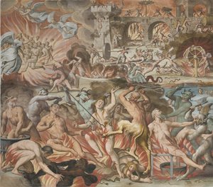 Infierno, 1614 de Giovanni Mauro della Rovere