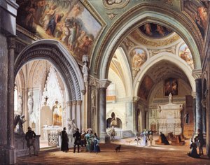 Dentro del Monasterio en Altacomba
