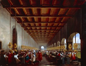 Italia, La hilandería de Giovanni Migliara