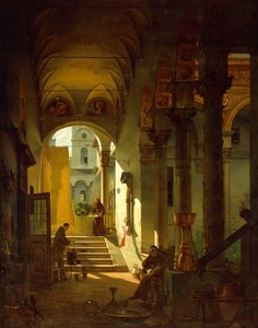 El boticario de un claustro