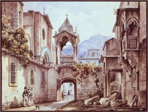 El patio de San Giorgetto en Verona de Giovanni Migliara