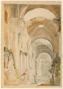 Ruinas Romanas con Figuras de Giovanni Paolo Panini