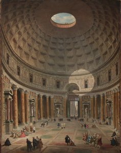 Interior del Panteón, Roma, 1747