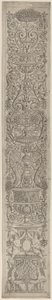 Panel de ornamento: Dos esfinges sosteniendo escudos de Giovanni Pietro Birago and Zoan Andrea