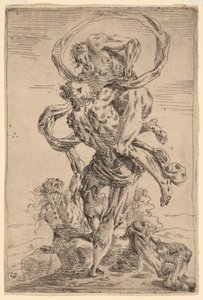 Hércules y Anteo de Giovanni Pietro Possenti